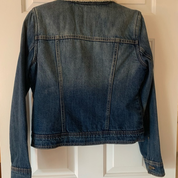 Retro Sherpa Jean Jacket Trucker, Sz Small - Picture 6 of 8